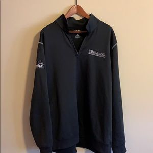 Xxl black Adidas golf climalite pullover